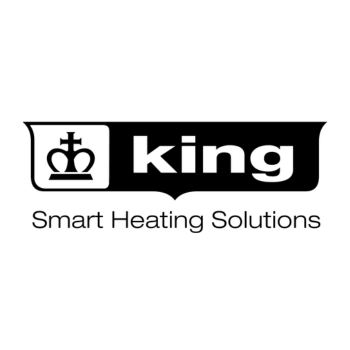 King Electric_logo_May_26 300x300 King logo with crown emblem and the words 'King Smart Heating Solutions'.